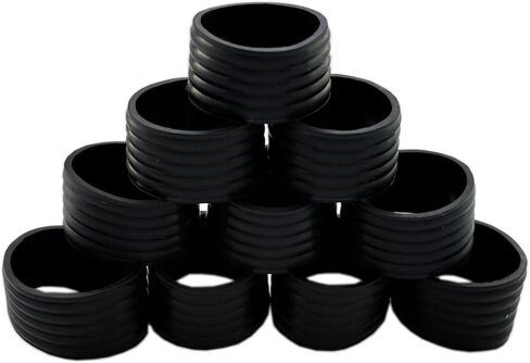 10 PCS Tennis Gracket Silicone Ring Tennis Grack Bands Rubber Ring Rubber Anti Slip Tennis Tennis Wover Wovers Overgrip في مكانه لصالح سكارش مكوبة كرة الريشة Racketg Racketg in Kuwait