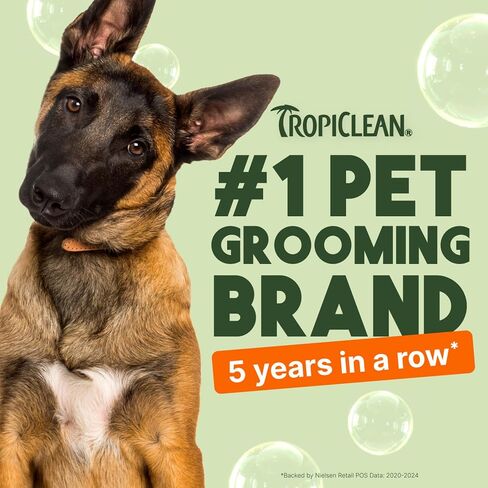 Tropiclean Doodorizing Dog Shampoo ، والتحكم القوي للرائحة ، ورائحة الجير التوت الطويل الأمد ، جرو آمن ، مصنوعة في الولايات المتحدة الأمريكية ، Cat Friendly ، 20oz. in Kuwait