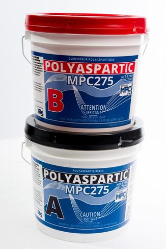 طقم طلاء أرضية من mpc-275-2 جالون غالون طلاء أرضي للمرآب البوليوريا الصافية-طبقة رقيقة ، معطف متعدد الأطوار للخرسانة ، تقشر الفينيل ، وتطبيقات كونترتوب in Saudi Arabia