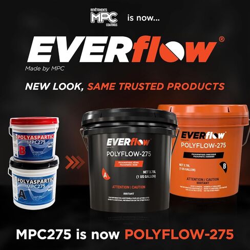 طقم طلاء أرضية من mpc-275-2 جالون غالون طلاء أرضي للمرآب البوليوريا الصافية-طبقة رقيقة ، معطف متعدد الأطوار للخرسانة ، تقشر الفينيل ، وتطبيقات كونترتوب in Saudi Arabia