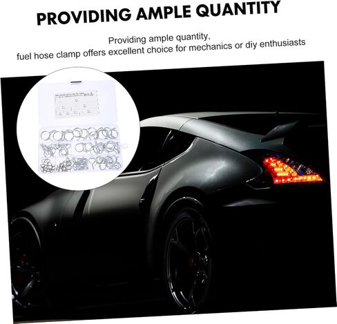Nuobesty 70pcs مشابك خرطوم الربيع لخط خراطي خط الوقود استخدام السيارات متوافقة مع السحابات متينة φ φ لعشاق DIY الميكانيكا in Saudi Arabia