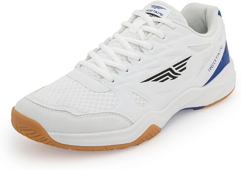 Red Lape Men Men Performance Sneakers ، أحذية غير رسمية لـ Pickleball و Racquetball و Walking & Daily Sports | حذاء رياضي شبكي للتنفس | نعل مرن ومرنة in Saudi Arabia