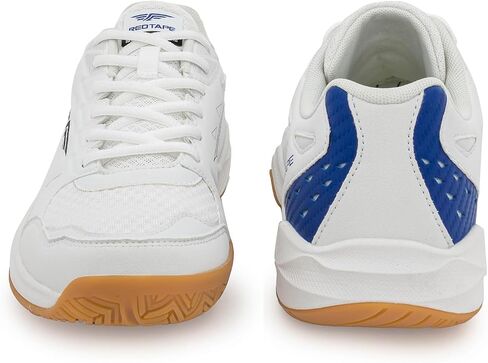 Red Lape Men Men Performance Sneakers ، أحذية غير رسمية لـ Pickleball و Racquetball و Walking & Daily Sports | حذاء رياضي شبكي للتنفس | نعل مرن ومرنة in Saudi Arabia