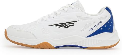 Red Lape Men Men Performance Sneakers ، أحذية غير رسمية لـ Pickleball و Racquetball و Walking & Daily Sports | حذاء رياضي شبكي للتنفس | نعل مرن ومرنة in Saudi Arabia