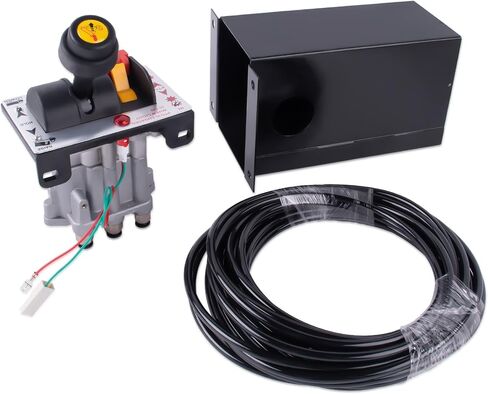 PTO Switch Control Valve مجموعة لشاحنة تفريغ ، قم بتبديل طقم الهواء المزدوج مع برج وحدة التحكم 4 وأنبوب الهواء ، لمضخة تفريغ الشاحنة in Saudi Arabia