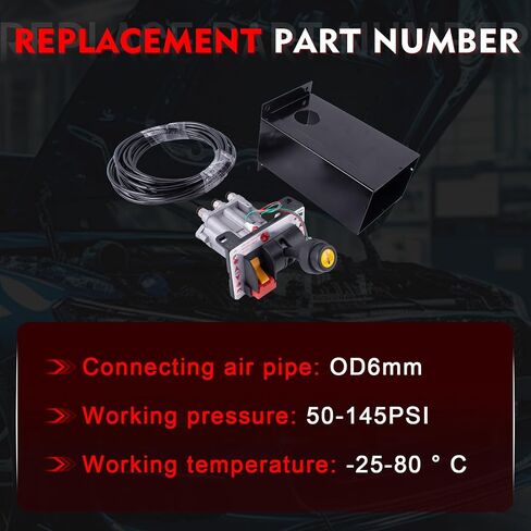 PTO Switch Control Valve مجموعة لشاحنة تفريغ ، قم بتبديل طقم الهواء المزدوج مع برج وحدة التحكم 4 وأنبوب الهواء ، لمضخة تفريغ الشاحنة in Saudi Arabia