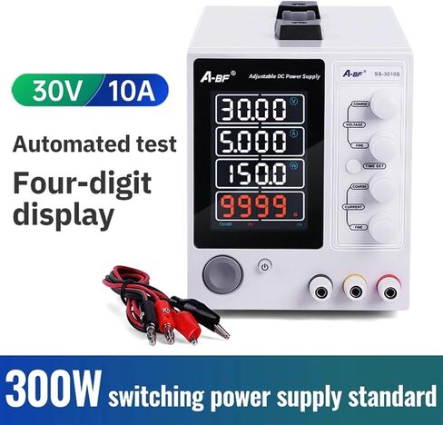 Regulated Power Supply Unit Bench Laboratory Power Feeding Lab Adjustable Current Voltage Electric Switching 30V 60V 10A(SS-3010S) in Kuwait