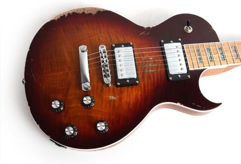 FLV-90 Solid Body Full Size Canadian Maple Neck Genuine Rosewood Fretboard Fingerboard Mahoghany Body Electric Guitar in Kuwait