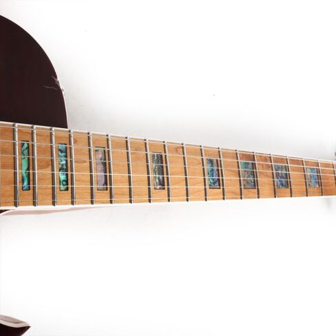 FLV-90 Solid Body Full Size Canadian Maple Neck Genuine Rosewood Fretboard Fingerboard Mahoghany Body Electric Guitar in Kuwait