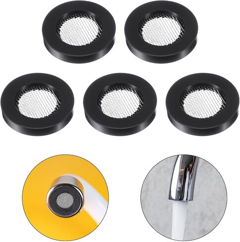 5 Pack 3/4" Shower Head Gasket, Stainless Steel Seal O Ring Stainless Steel and Rubber Filter Hose Washers for 1/2" Fixed Shower Head Creates a Seal to Prevent Leakage in Saudi Arabia