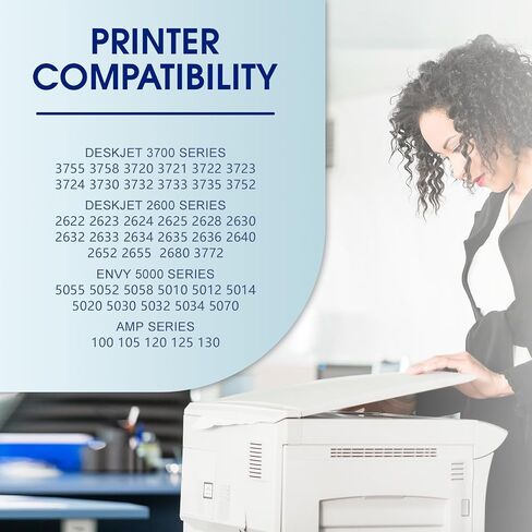 67XL 67 Ink Cartridges Black/Color Combo Pack Compatible for HP Ink 67 67XL Printer Ink Works with Envy 6455e 6400 6155e 6055e 6000 Deskjet 4255e 4155e 4100e 2755e 2700 (Black, Color) 2Pack in Saudi Arabia