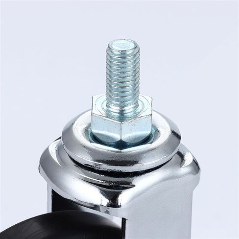 4 Pcs/Lot 3-inch Lead Screw Chrome Plated Universal/Brake Dining Wheel Casters Trolley Silent Wheels(Universal) in Saudi Arabia
