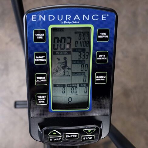 القدرة على التحمل الصلح للجسم (FB300B) دراجة مروحة مزدوجة الحركة-مقعد قابل للتعديل ، عجلات النقل ، دراجة تمرين ثابتة من الدرجة التجارية للتدريبات عالية الكثافة وإعادة التأهيل in Kuwait