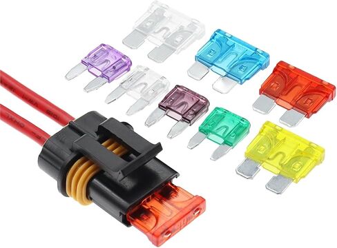 إدراج السيارة FUSE The Fuse Holder Fuse Box 12AWG MEDILE CAR INSERT 600V 1PCS (MINI ، 5A) in Saudi Arabia