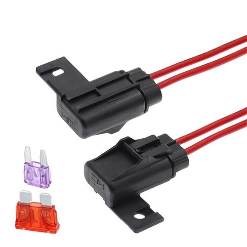 إدراج السيارة FUSE The Fuse Holder Fuse Box 12AWG MEDILE CAR INSERT 600V 1PCS (Standard ، 40a) in Kuwait