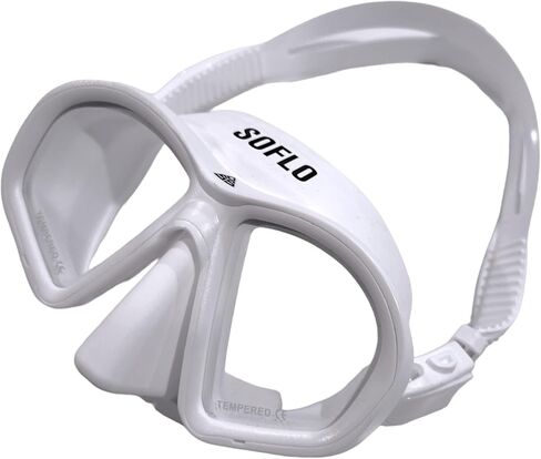 Low Volume Dive Mask for Scuba Diving, Snorkeling, Free Diving and Swimming - Tempered Glass Wide View Len - Soft Silicone - Double Seal Skirt- Universal Fit - Vibrant Color Options in Saudi Arabia