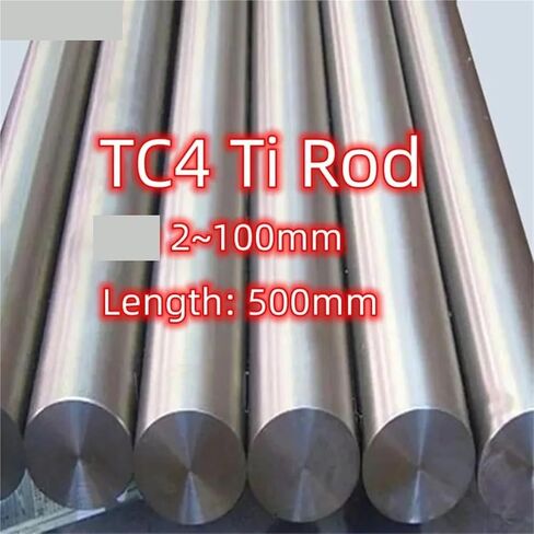 500 مم TC4 سبيكة TITANIUM TI ROD BAR قطرها 3 5 6 8 10 12 14 15 16 18 20 22 24 25 30 32MM Research GR5 BAR (DIA 20MM) in Kuwait