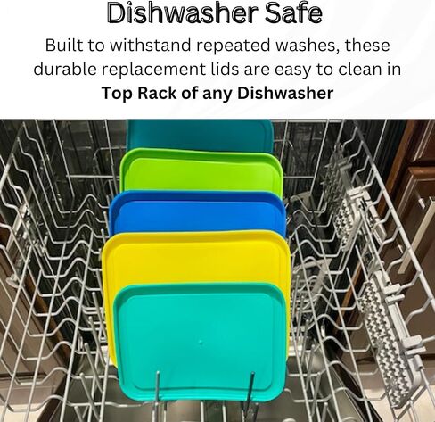 Klareware 3 Cup 6 Cup 11 Cup Rectangle Plastic Storage Storage Lids Covers for Klareware و Pyrex 7210-PC 7211-PC 7212-PC Bowls (حاوية غير متضمنة) (الأزرق الأحمر الفيروزي) in Saudi Arabia