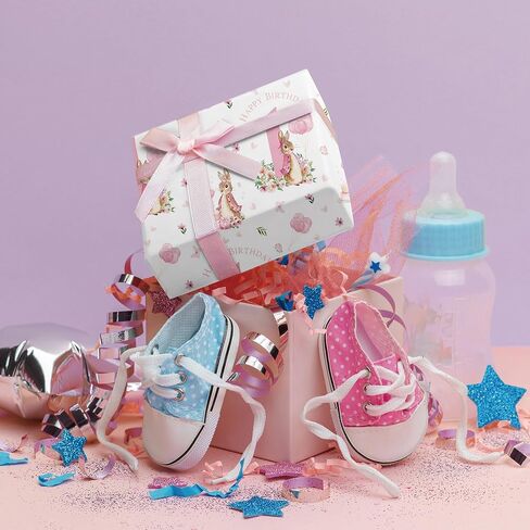 WRAPLULU Animals 1st Birthday Wrapping Paper - 4 Jumbo Sheets, 28 * 40 Inches - Blue Safari Jungle Zoo Animal Gift Wrap Gift Wrap, Perfect for Baby Boy First Birthday's Party or Baby Shower in Kuwait