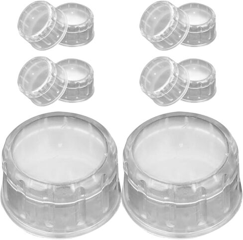 exceart 10pcs كوكتيل شاكر أغطية القلاع بالضغط على ملحق شاكر لعصير وأغطية خلط المشروبات للسفر في الهواء الطلق قبعات كوب الختم الضيقة in Saudi Arabia