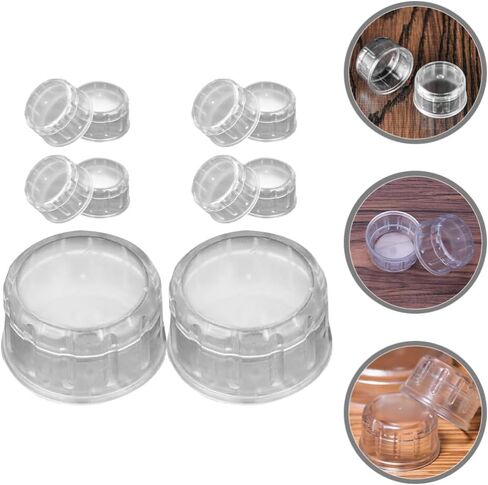 exceart 10pcs كوكتيل شاكر أغطية القلاع بالضغط على ملحق شاكر لعصير وأغطية خلط المشروبات للسفر في الهواء الطلق قبعات كوب الختم الضيقة in Saudi Arabia