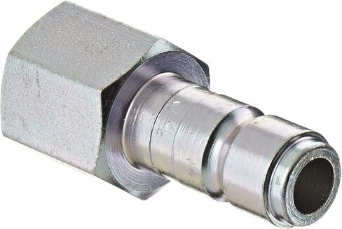 Dixon Valve J4F4 Steel Truflate Automotive Interchange Pneumatic Fitting, Nipple, 1/2" Coupling x 1/2" - 14 NPTF Female Thread in Saudi Arabia