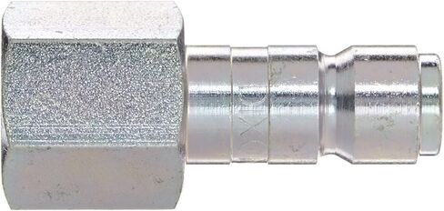Dixon Valve J4F4 Steel Truflate Automotive Interchange Pneumatic Fitting, Nipple, 1/2" Coupling x 1/2" - 14 NPTF Female Thread in Saudi Arabia