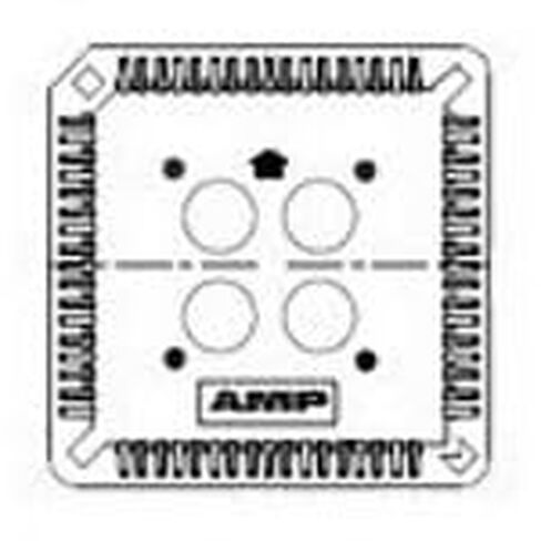 TE Connectivity/AMP العلامة التجارية ، 822473-1-30PACK ، CONN PLCC Socket SKT 20 POS 2.54MM SOLDER ST Thru-Hole Tube in Kuwait