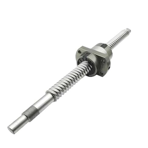 Linear Motion Ball Screw Machine Parts C7 SFY2525 1200mm-1500mm High Precision Ball Screw Set Guide with Ball Nut Roller Ball Screw End Machined(1400mm) in Kuwait