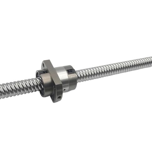 Linear Motion Ball Screw Machine Parts C7 SFY2525 1200mm-1500mm High Precision Ball Screw Set Guide with Ball Nut Roller Ball Screw End Machined(1400mm) in Kuwait