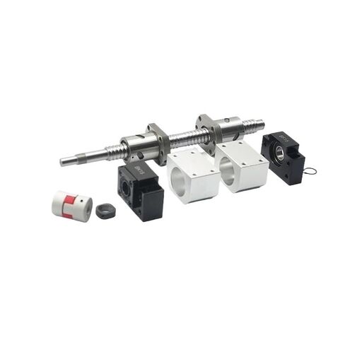 Linear Motion Ball Screw Machine Parts SFU2005 Ball Screw Kit Left-Right Thread 15mm Ball Screw 500mm 800mm 1000mm Ball Screw 20mm Ball Screw(1000mm) in Kuwait