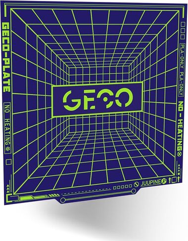 GECO Plate Kobra 3 Max Build Plate for Anycubic 3D Printer Platform,Cool Plate Supertack No Heating for PLA Plate Printing Bed Carbon Plate for Anycubic Kobra 3 Max Part in Kuwait