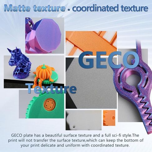 GECO Plate Kobra 3 Max Build Plate for Anycubic 3D Printer Platform,Cool Plate Supertack No Heating for PLA Plate Printing Bed Carbon Plate for Anycubic Kobra 3 Max Part in Kuwait