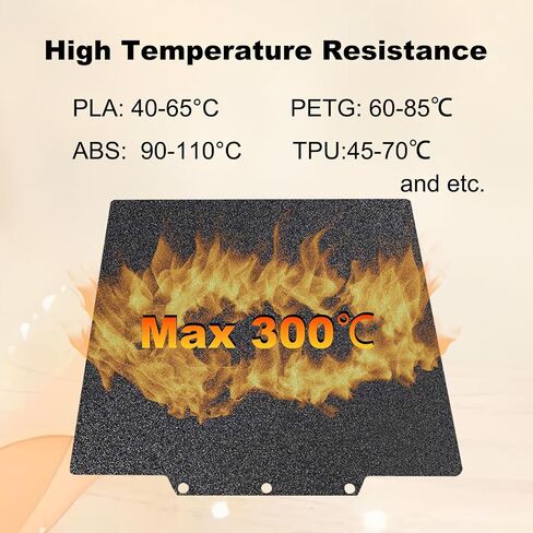 الطابعة ثلاثية الأبعاد مزدوجة الوجه PEI لوحة البناء 235 × 235 مم للمغامرة 5M/AD5M PRO PEI SPRING STEEL PLASTER in Kuwait