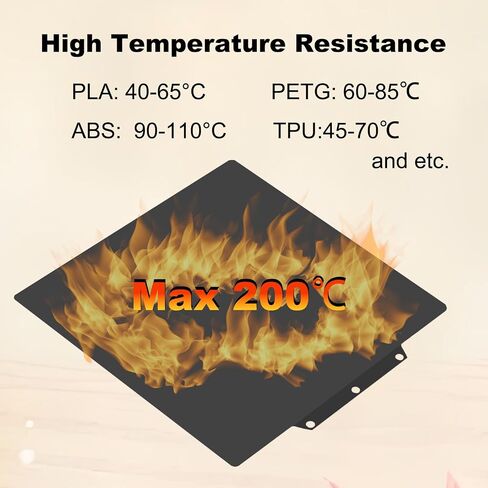 الطابعة ثلاثية الأبعاد مزدوجة الوجه PEI لوحة البناء 235 × 235 مم للمغامرة 5M/AD5M PRO PEI SPRING STEEL PLASTER in Kuwait
