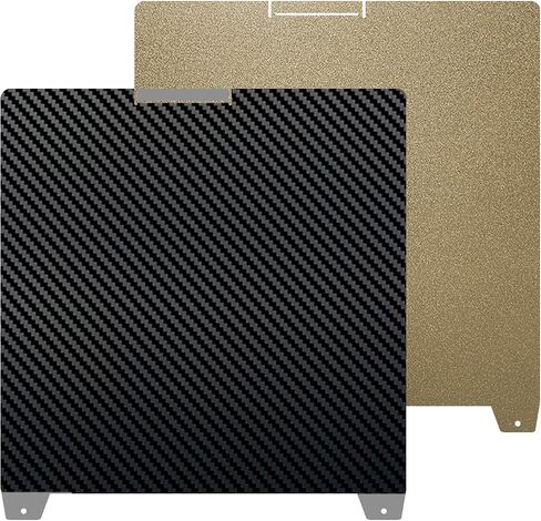 K2 Plus Build Plate 370x370mm Double Sided Textured PEO PEY Sheet Heated Bed Spring Steel Flexible 3D Printer Platform for Creatily K2 Plus 3D Printer Replacement (Chameleon PEO+ PEY) in Saudi Arabia