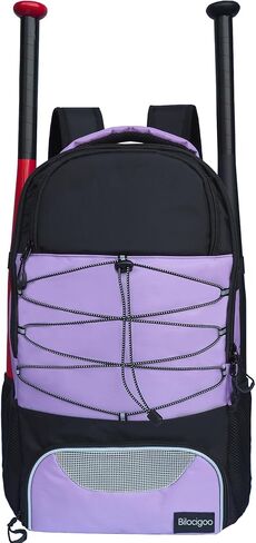 Youth Softball Bag - Baseball Backpack for Girls Lightweight with Shoes Compartment & Fence Hook Softball Catchers Backpack for TBall Bat Batting Glove Helmet in Saudi Arabia