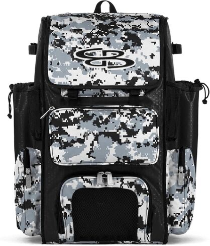 Boombah Superpack Bat Pack - Backpack Version (no wheels) - Holds 4 Bats - Camo Series - Multiple Color Options in Kuwait