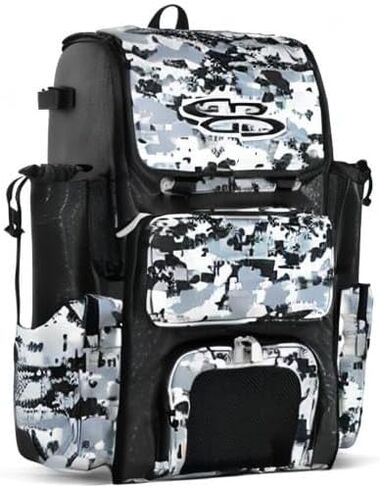Boombah Superpack Bat Pack - Backpack Version (no wheels) - Holds 4 Bats - Camo Series - Multiple Color Options in Kuwait