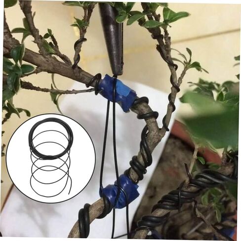 Lifkome Bonsai الأسلاك الأسلاك الأسلاك من الألمنيوم للحدائق البستنة المحفوظة بوعاء وتشكيل بونساي مرنة وللتصميمات النحتية المذهلة وتشكيل الدقة in Saudi Arabia