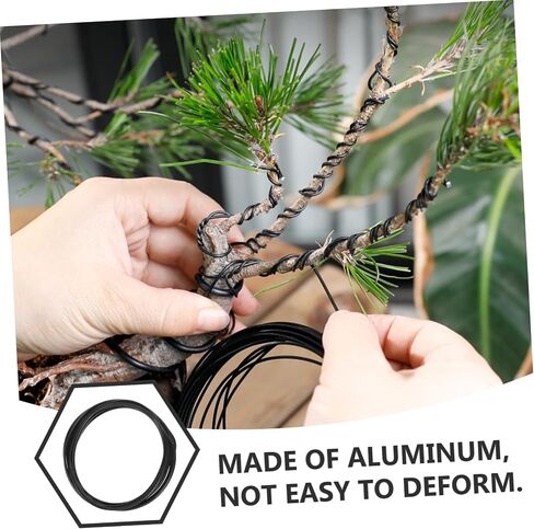 Lifkome Bonsai الأسلاك الأسلاك الأسلاك من الألمنيوم للحدائق البستنة المحفوظة بوعاء وتشكيل بونساي مرنة وللتصميمات النحتية المذهلة وتشكيل الدقة in Saudi Arabia