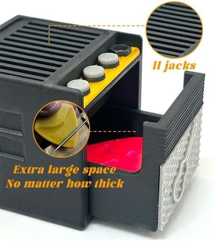 Guitar Picks Holder,Variety Pack Picks Storage Pouch Box,Music Enthusiasts and Musicians (Style 1) in Saudi Arabia