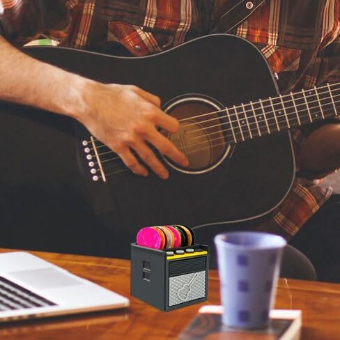 Guitar Picks Holder,Variety Pack Picks Storage Pouch Box,Music Enthusiasts and Musicians (Style 1) in Saudi Arabia