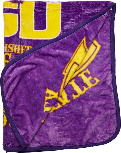 NCAA "Rebel" Plush Raschel مرخص رسميًا ، 60 "× 80" ، ألوان متعددة in Kuwait
