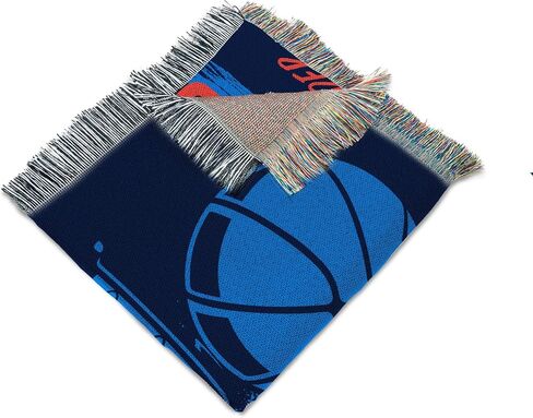 Northwest Oklahoma City Thunder 2025 NBA Champions Victors Tapestry Throw ، بطانية مرخصة رسميًا 48 "× 60" مع هامش أو نهائيات التذوق للأريكة أو السرير أو الجدار in Saudi Arabia