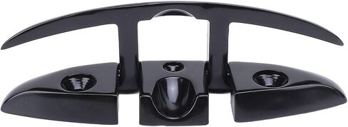 KIMISS 6in Folding Boat Cleat for Yacht & RV, 316 Stainless Steel Marine Dock Cleat, Heavy Duty Coated Black Deck Cleats, Speedboat Rope Holder in Saudi Arabia