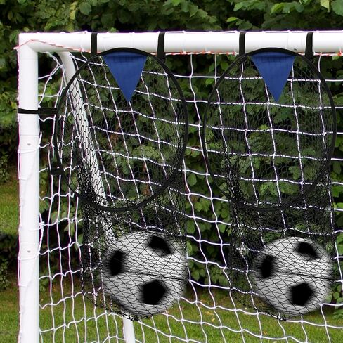 2Pcs Football Target Nets for Throwing 17x28inch Football Trainer Throwing Net Soccer Gear Practice Equipment or Improving Throw Accuracy, Portable Soccer Net Footballs Accessories in Saudi Arabia