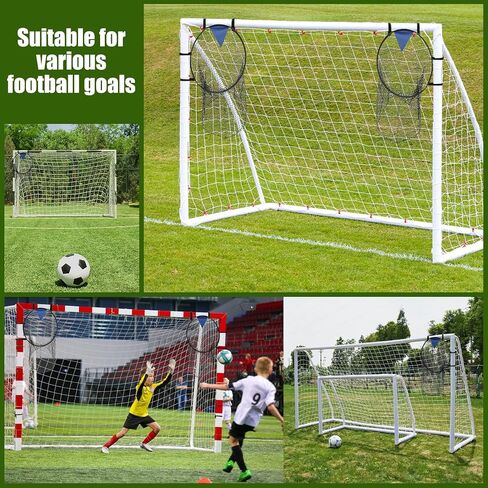 2Pcs Football Target Nets for Throwing 17x28inch Football Trainer Throwing Net Soccer Gear Practice Equipment or Improving Throw Accuracy, Portable Soccer Net Footballs Accessories in Saudi Arabia