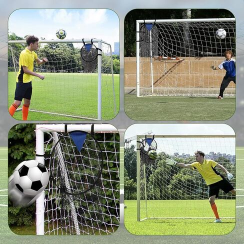2Pcs Football Target Nets for Throwing 17x28inch Football Trainer Throwing Net Soccer Gear Practice Equipment or Improving Throw Accuracy, Portable Soccer Net Footballs Accessories in Saudi Arabia