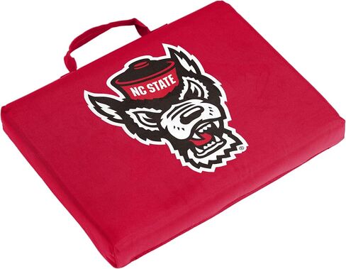 Logo Brands Cush North Carolina State Wolfpack Bleacher Cushion, Red in Saudi Arabia